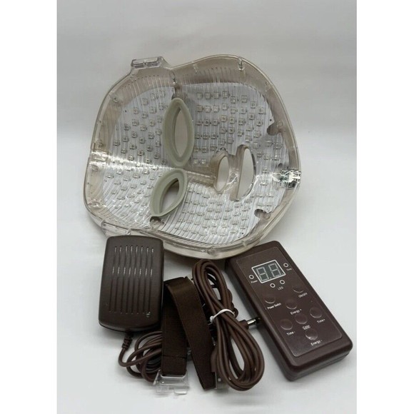 MZ Skincare Mz Skin Led Light Therapy Golden Mask Facial Treatment Device Home Spa Open Box